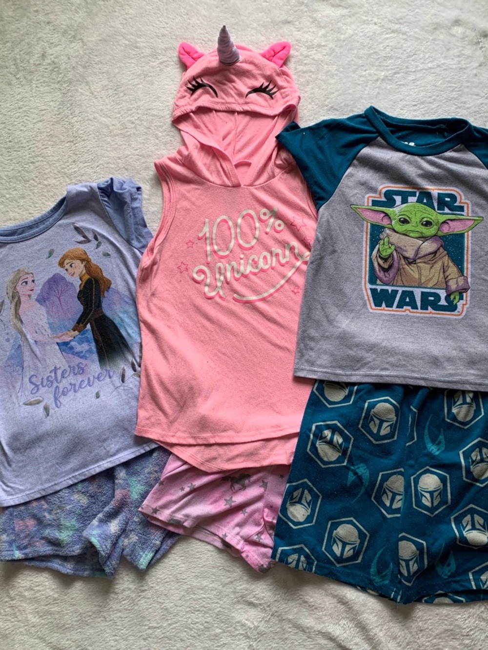 Disney Pink Unicorn Pajama Set with Graphic Top– SHIPS TOMORROW
